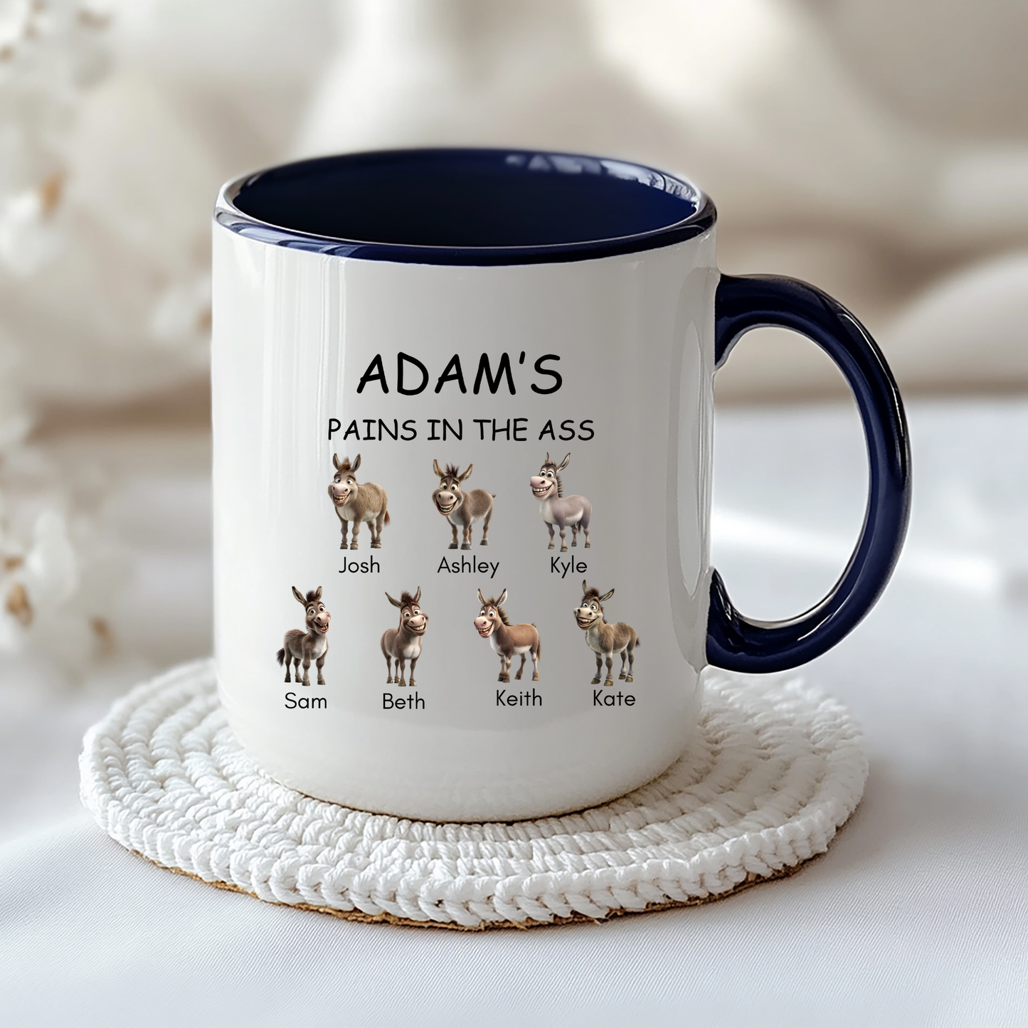 Pains in the Ass Mug. Personalised Pain in the ass Mug