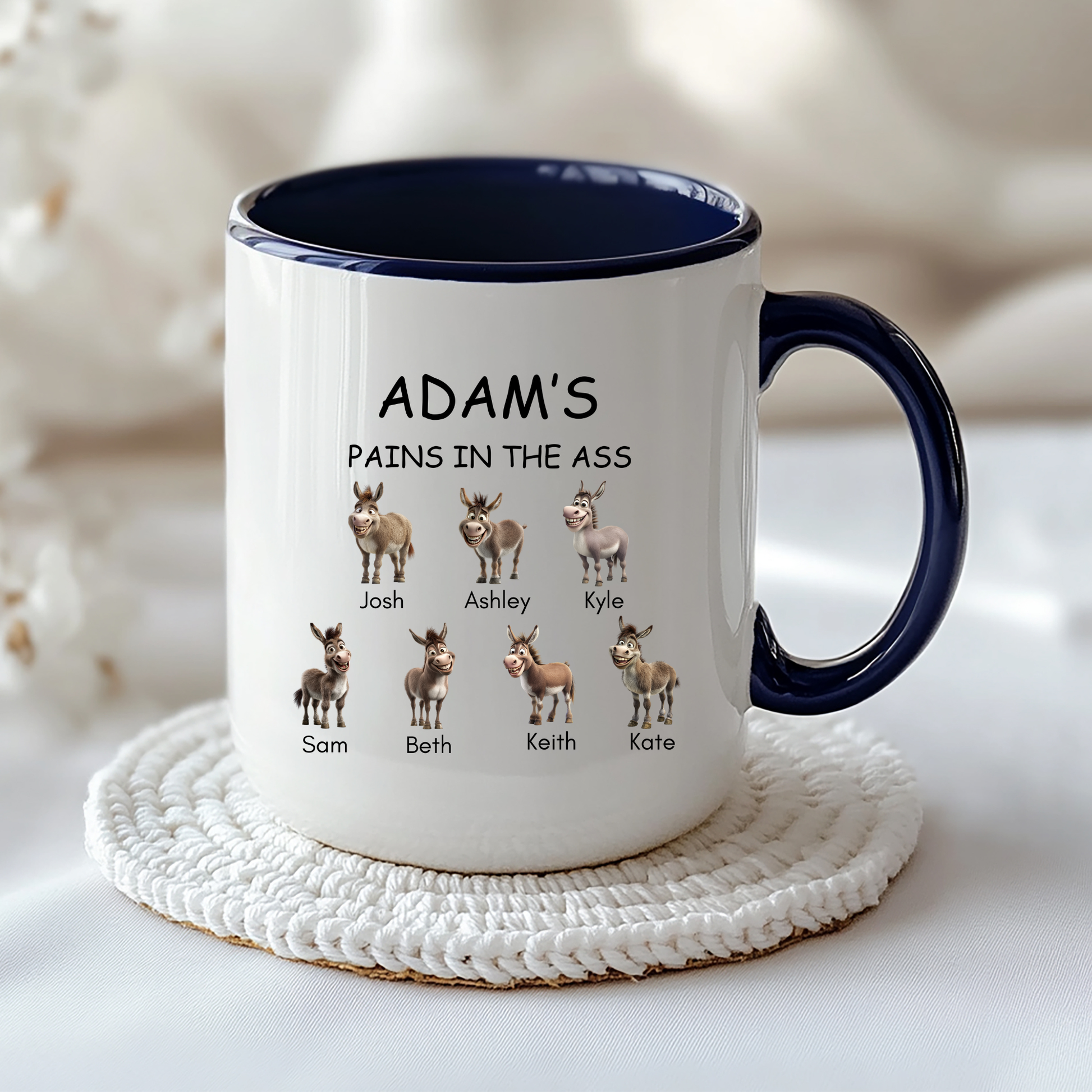 Pains in the Ass Mug. Personalised Pain in the ass Mug