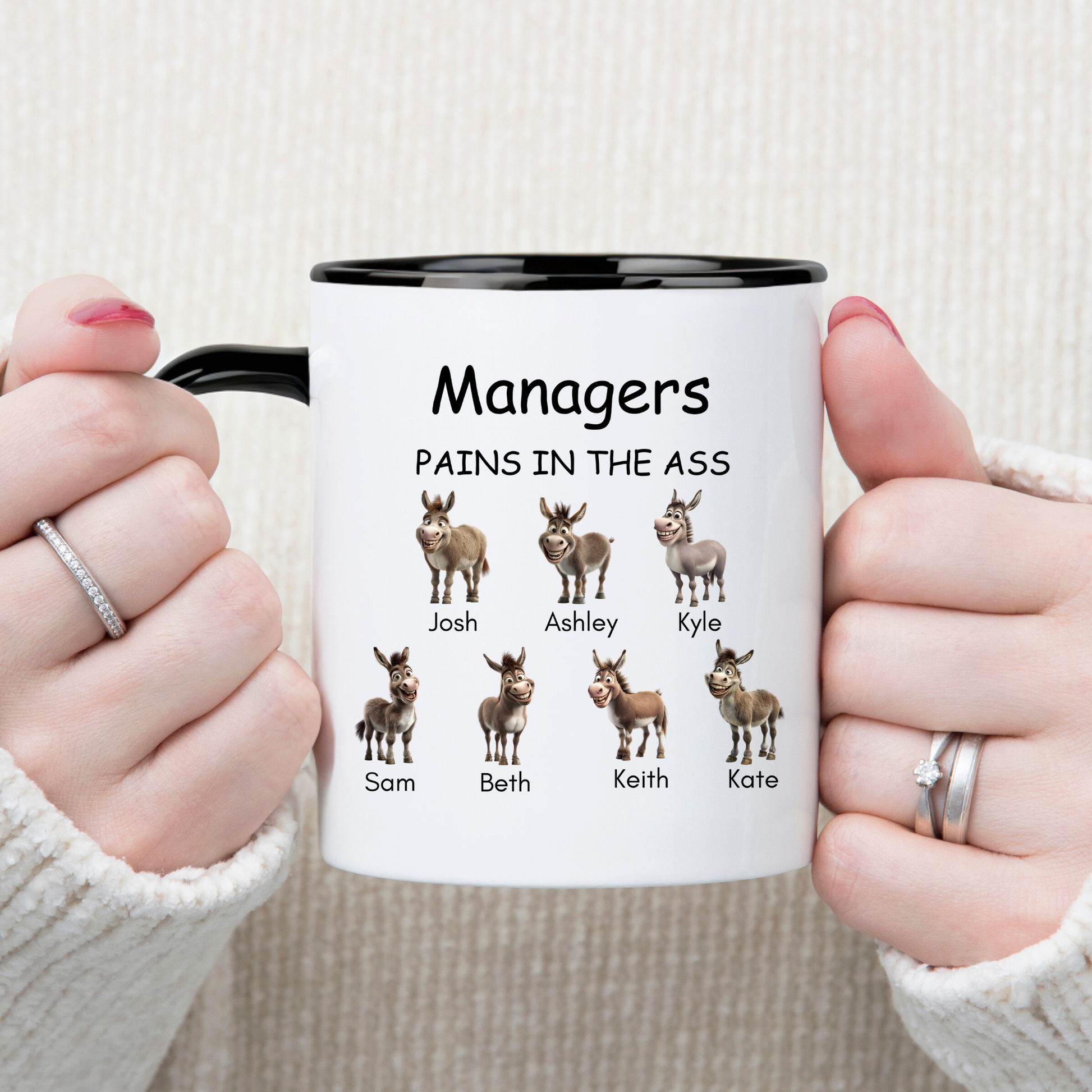 Pains in the Ass Mug. Personalised Pain in the ass Mug