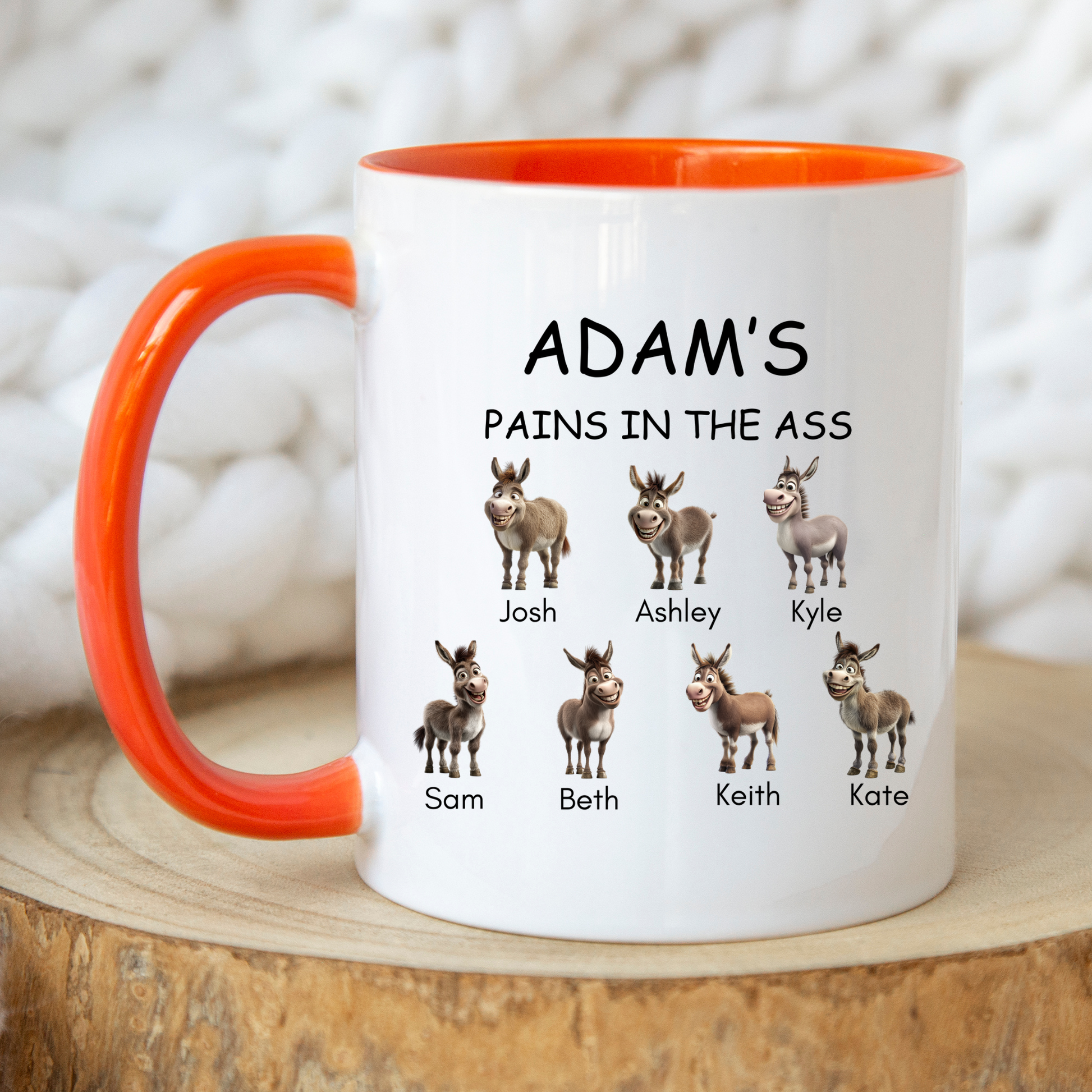 Pains in the Ass Mug. Personalised Pain in the ass Mug
