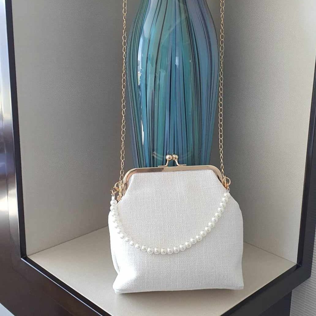 White Pearl Bag