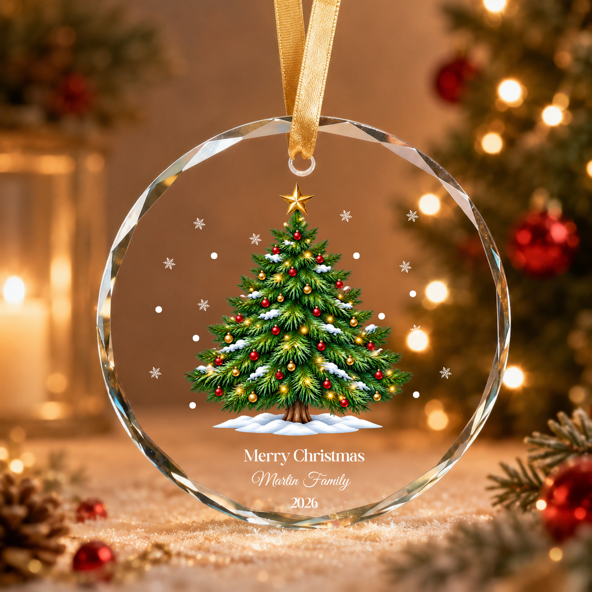 Personalised Christmas Ornament, Family Christmas Ornament Personalised Family Custom Family Christmas Ornament