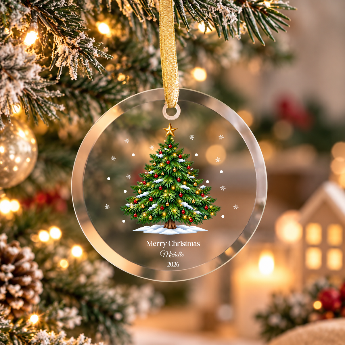 Personalised Christmas Ornament, Family Christmas Ornament Personalised Family Custom Family Christmas Ornament