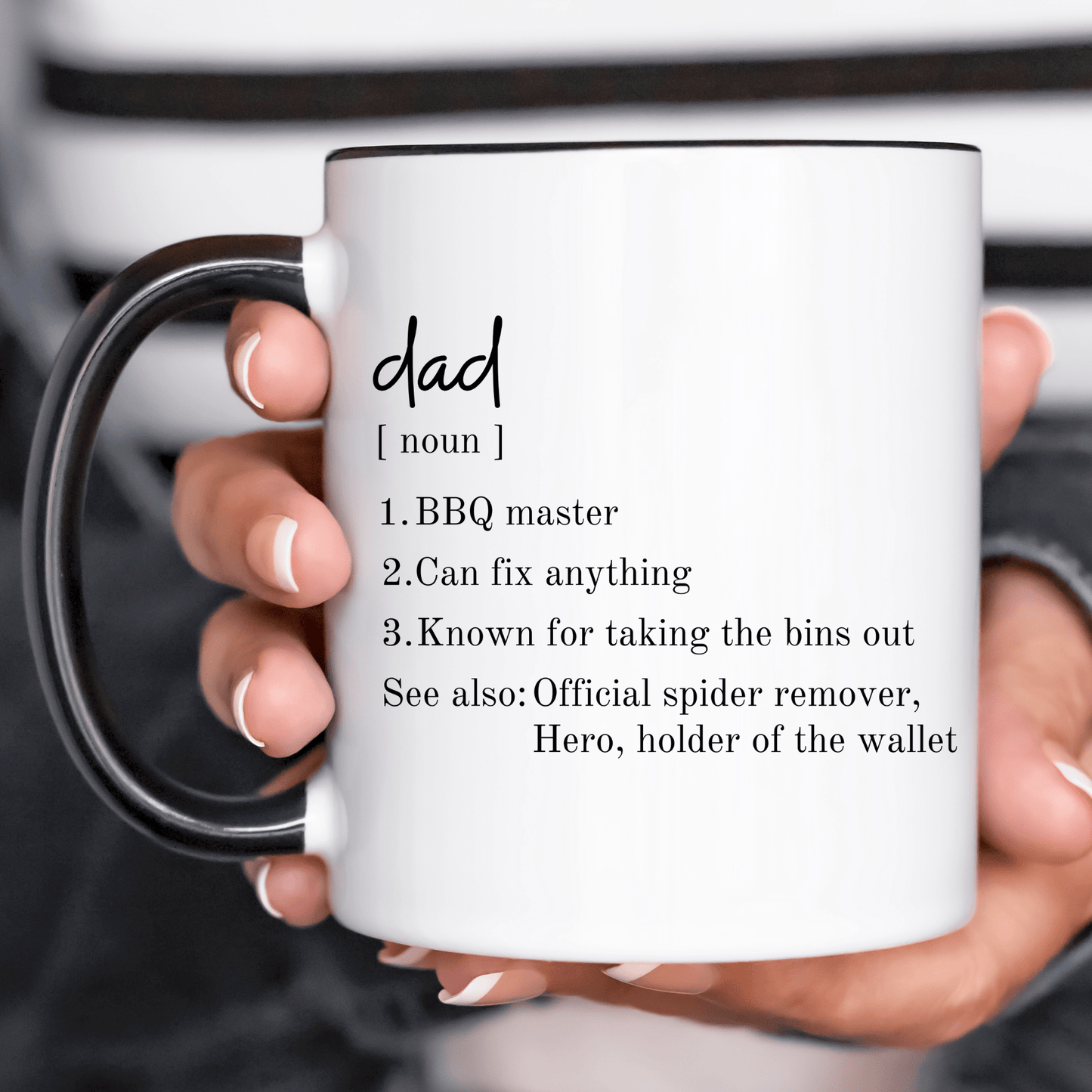 Dad's Personality Traits Mug