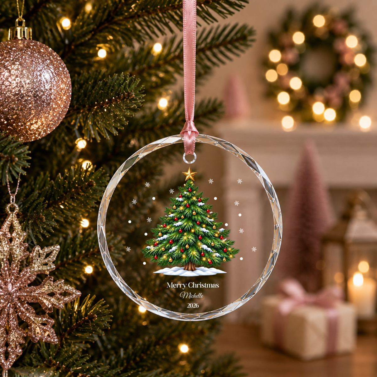 Personalised Christmas Ornament, Family Christmas Ornament Personalised Family Custom Family Christmas Ornament