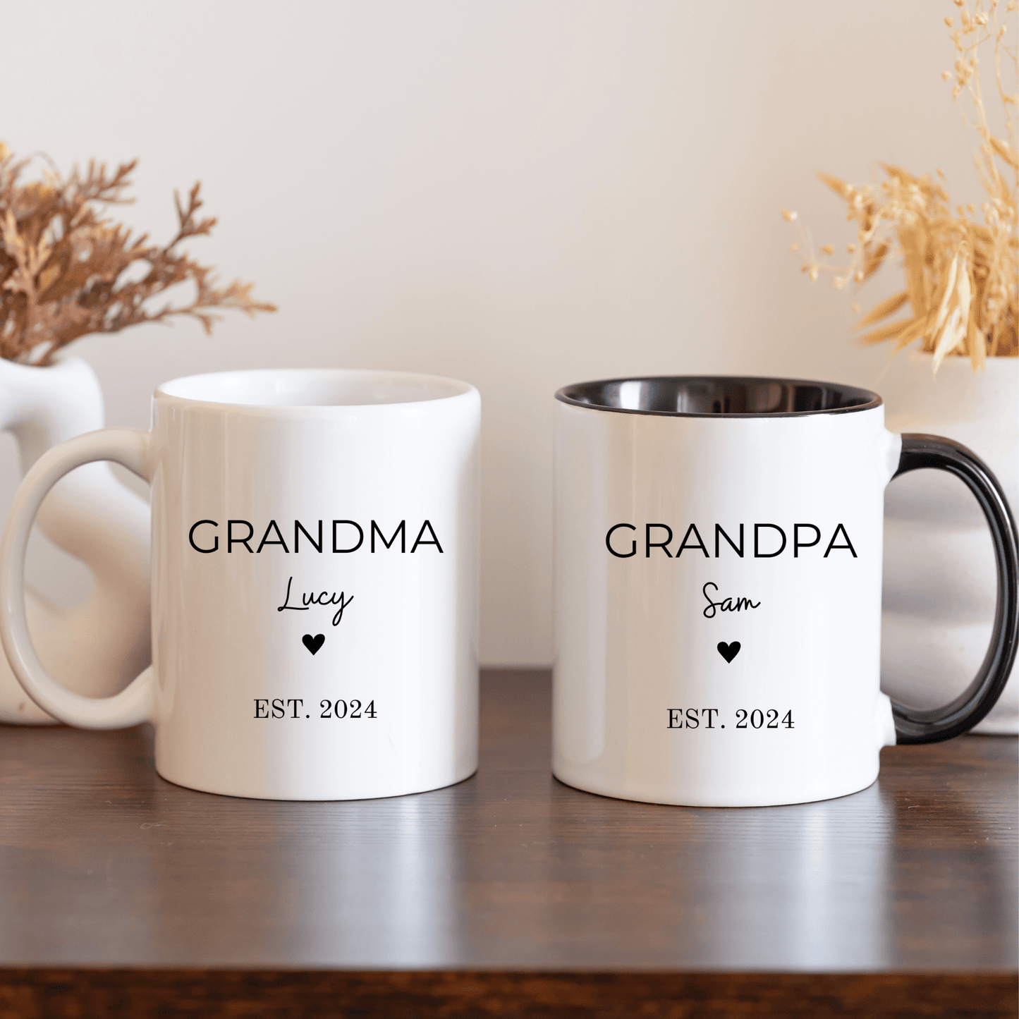 Personalised Grandma & Grandpa Mug