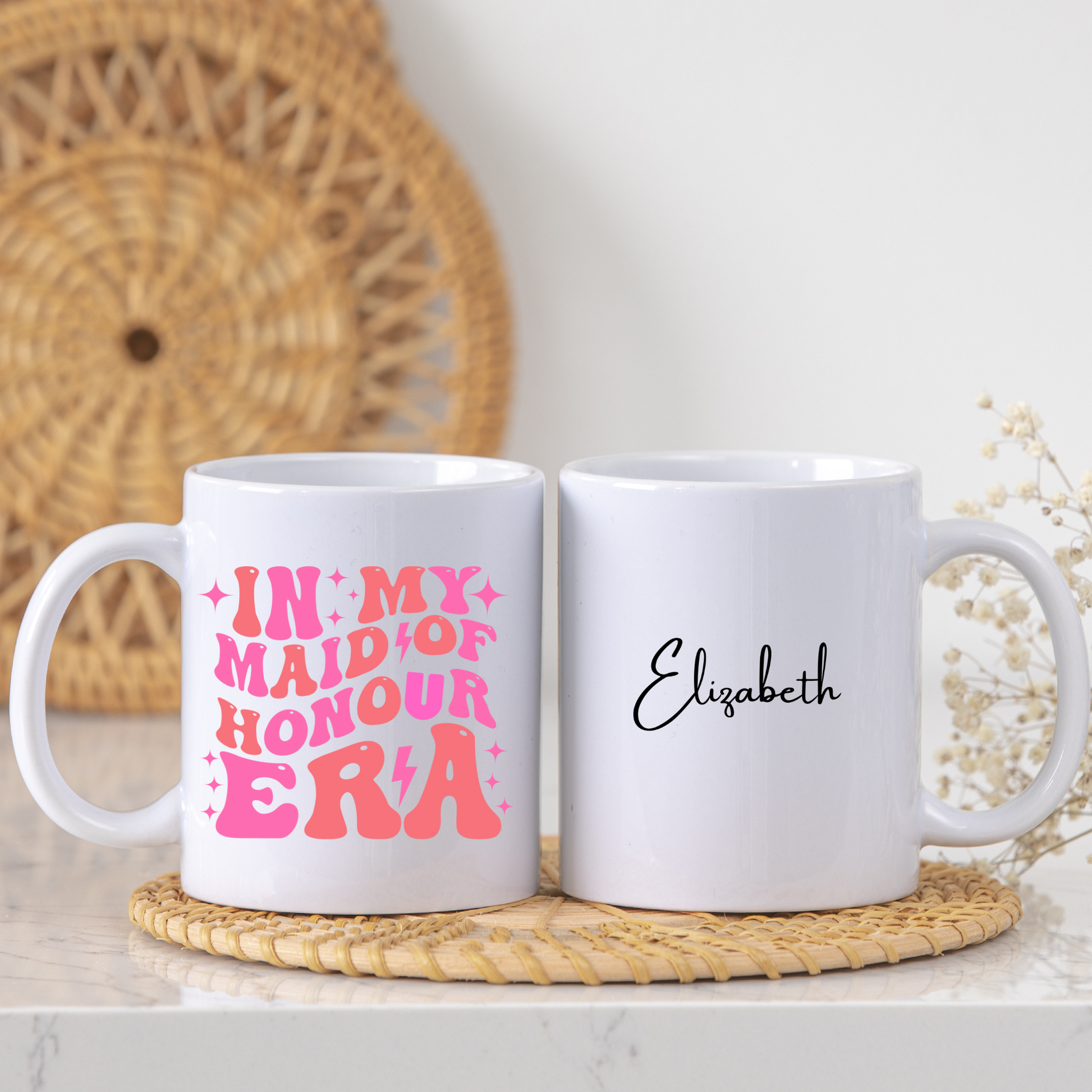 In My Maid of Honour Era Mug. Personalised Maid of Honour Mug. Custom Gift for Maid of Honour