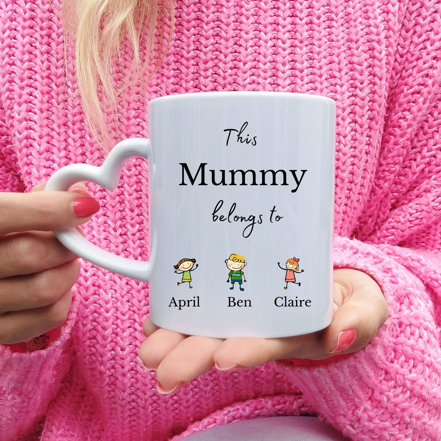 Personalised Mummy Mug with Kids Names