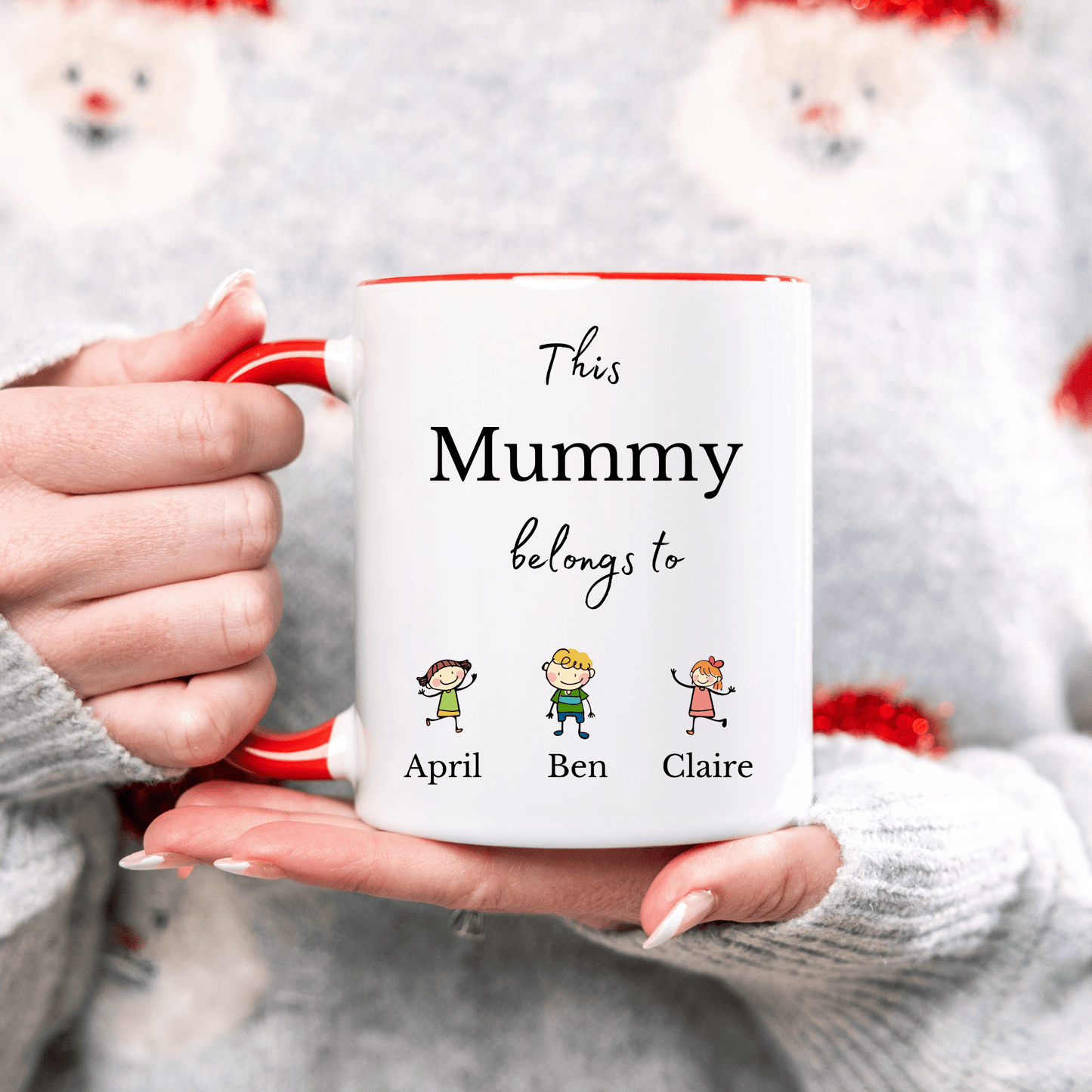 Personalised Mummy Mug with Kids Names