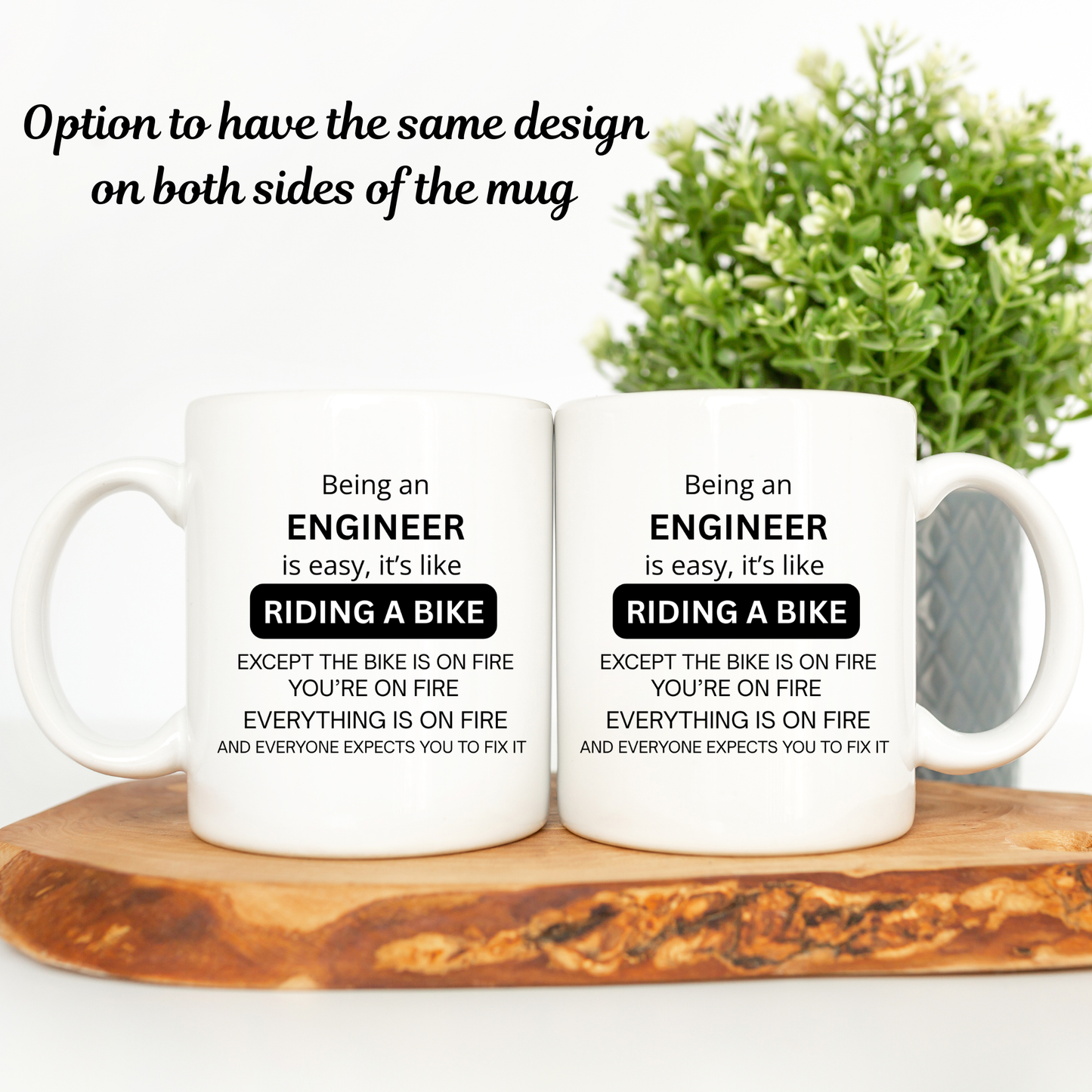 Personalised Engineer Mug Custom Engineer Gift Engineering Coffee Mug Mechanical Civil Electrical Engineer Gift