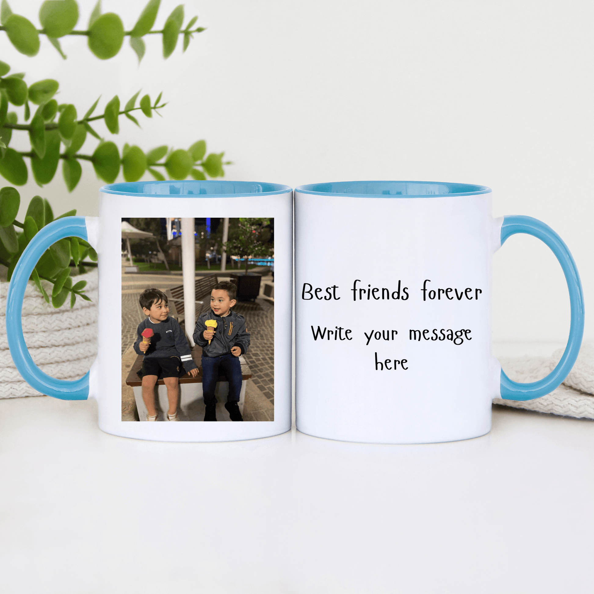 Personalised photo mug