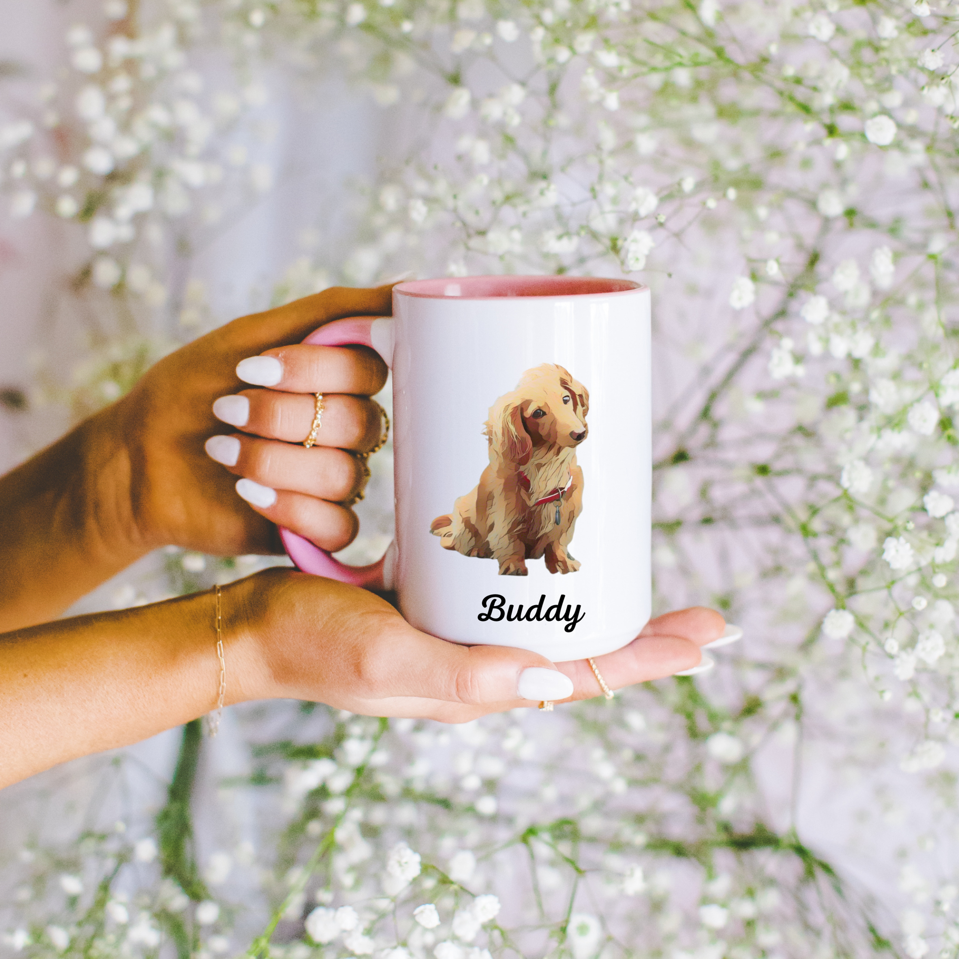 Custom Pet Mug Personalised Pet Photo Mug, Pet Portrait, Pet Memorial Gift, Pet Portrait Mug Gift