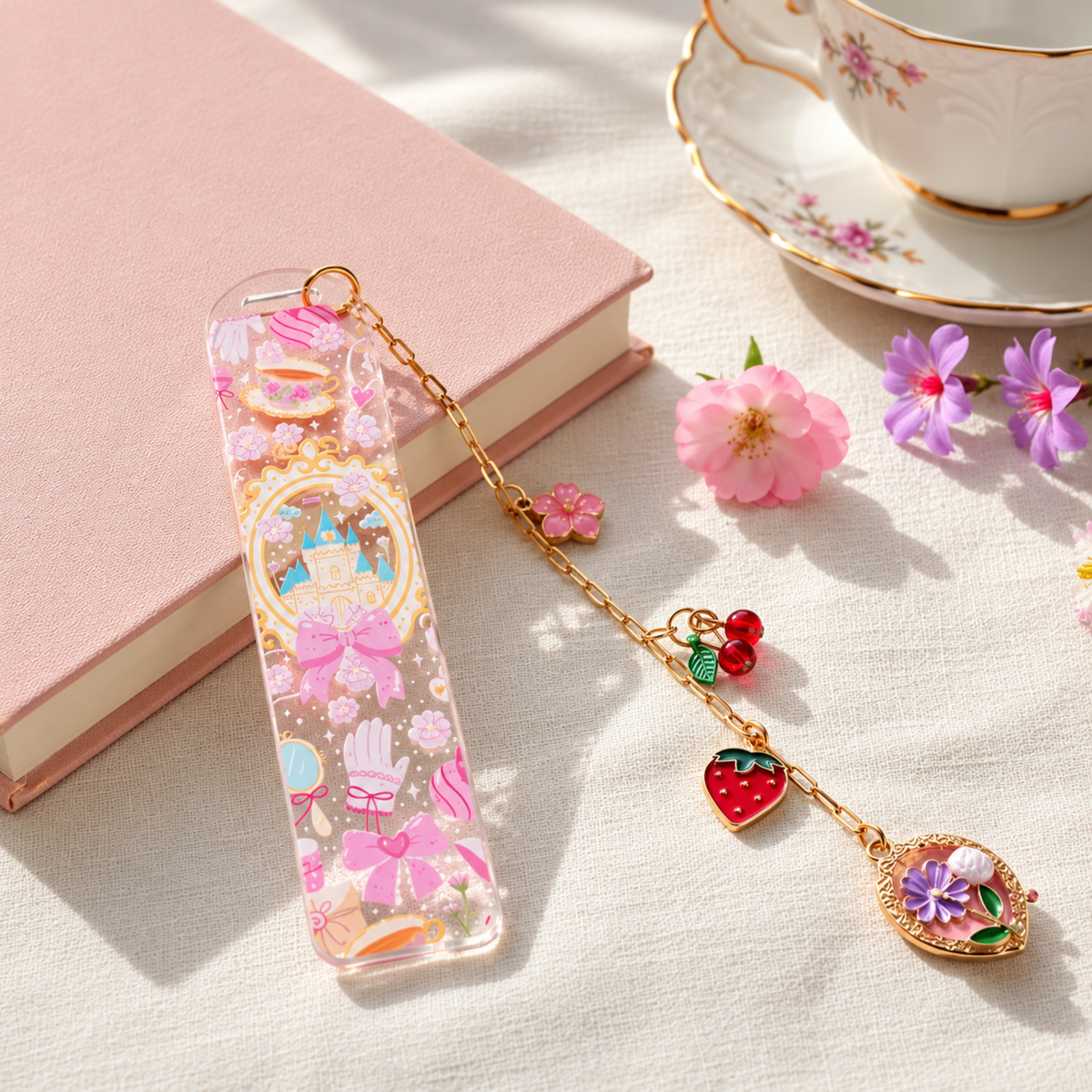 Princess Bookmark Fairytale Bookmark Castle Bookmark