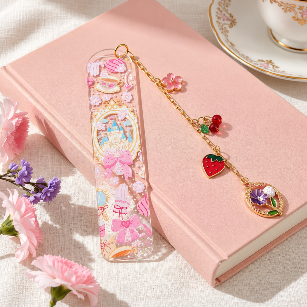 Princess Bookmark Fairytale Bookmark Castle Bookmark