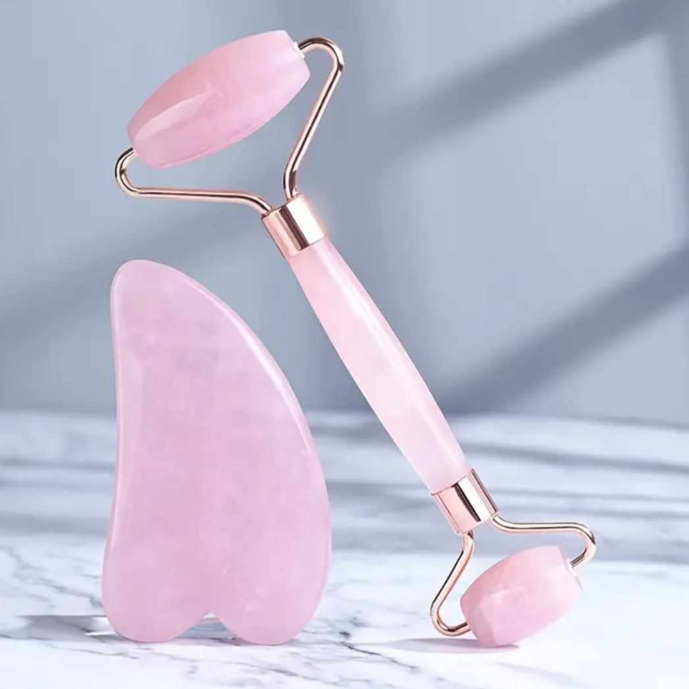 Rose Quartz face roller