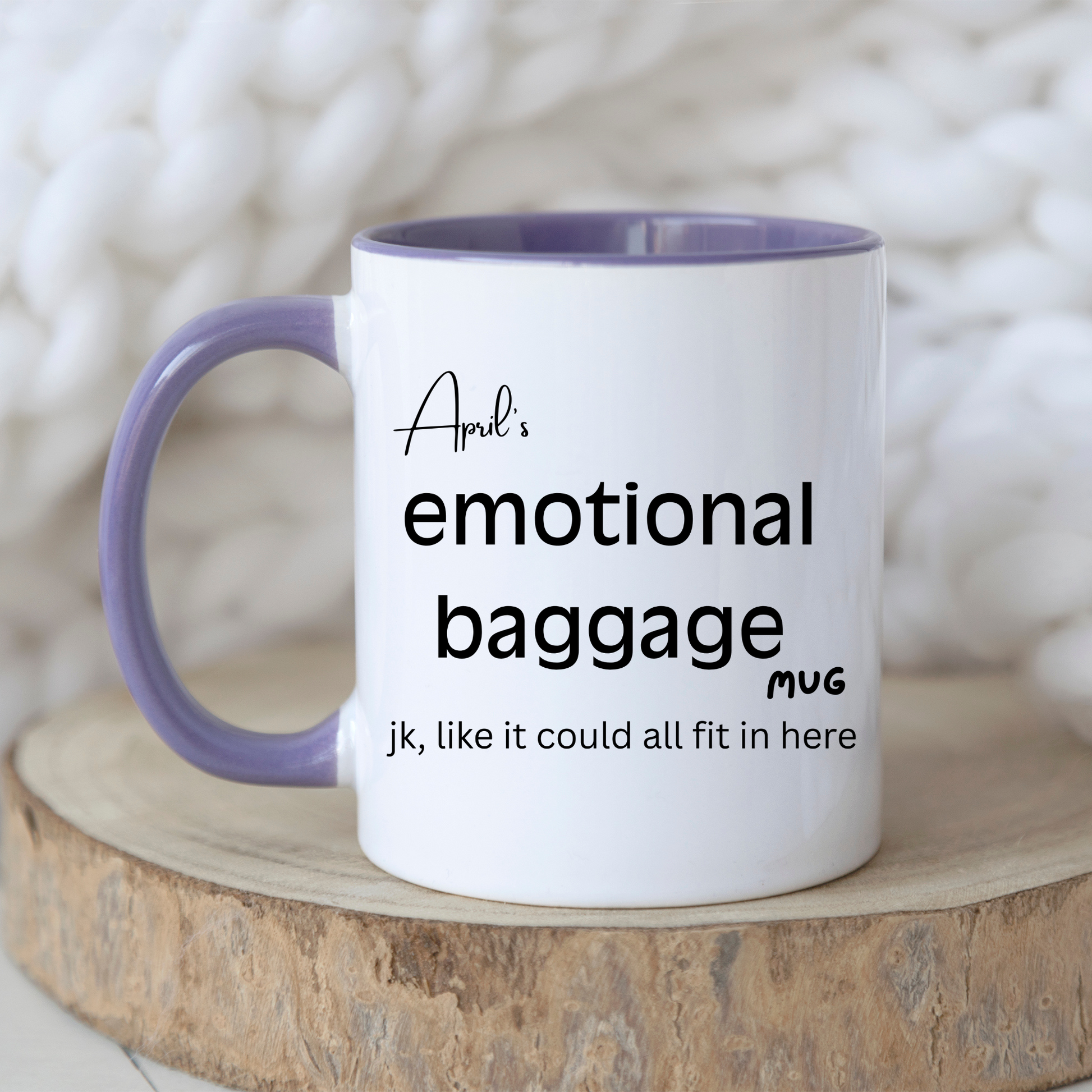 Emotional baggage mug. Secret Santa gift idea