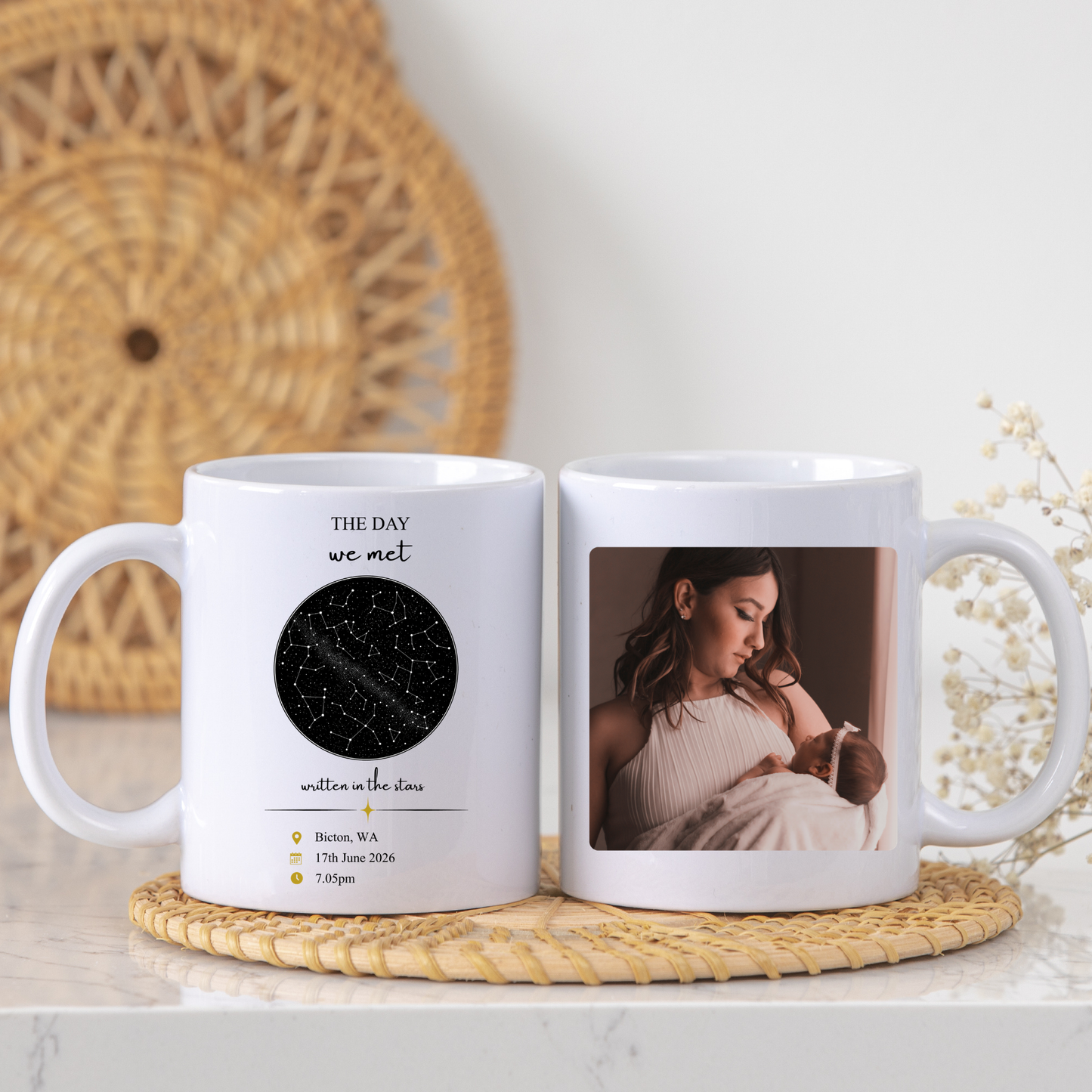 Star Alignment Mug 
Constellation Mug 
Night Sky Mug
