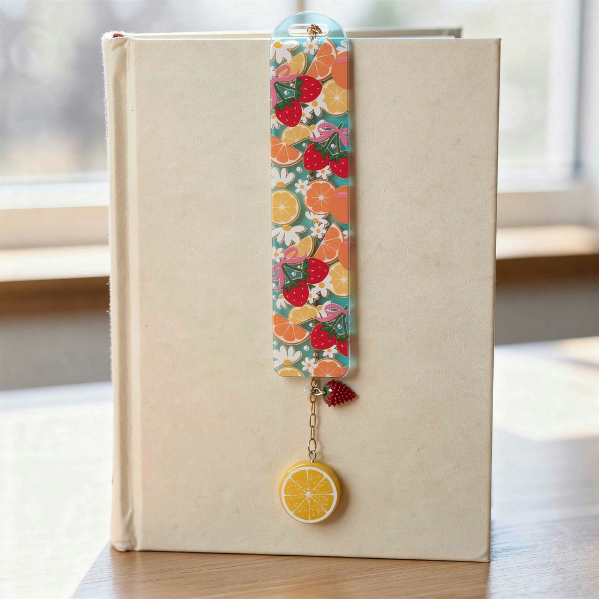 Strawberry Orange Bookmark. Orange Lemon Strawberry Bookmark. Orange & Strawberries Bookmark. Strawberry Lover Bookmark. Fruits Bookmark