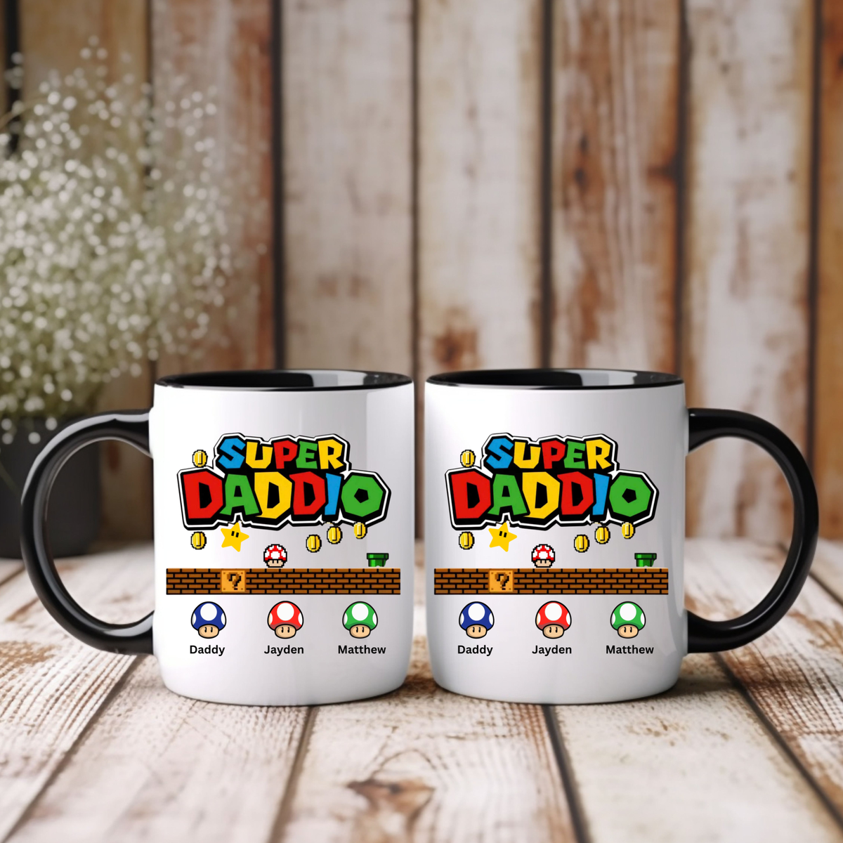 Super Daddio Mug Gamer Dad Mug