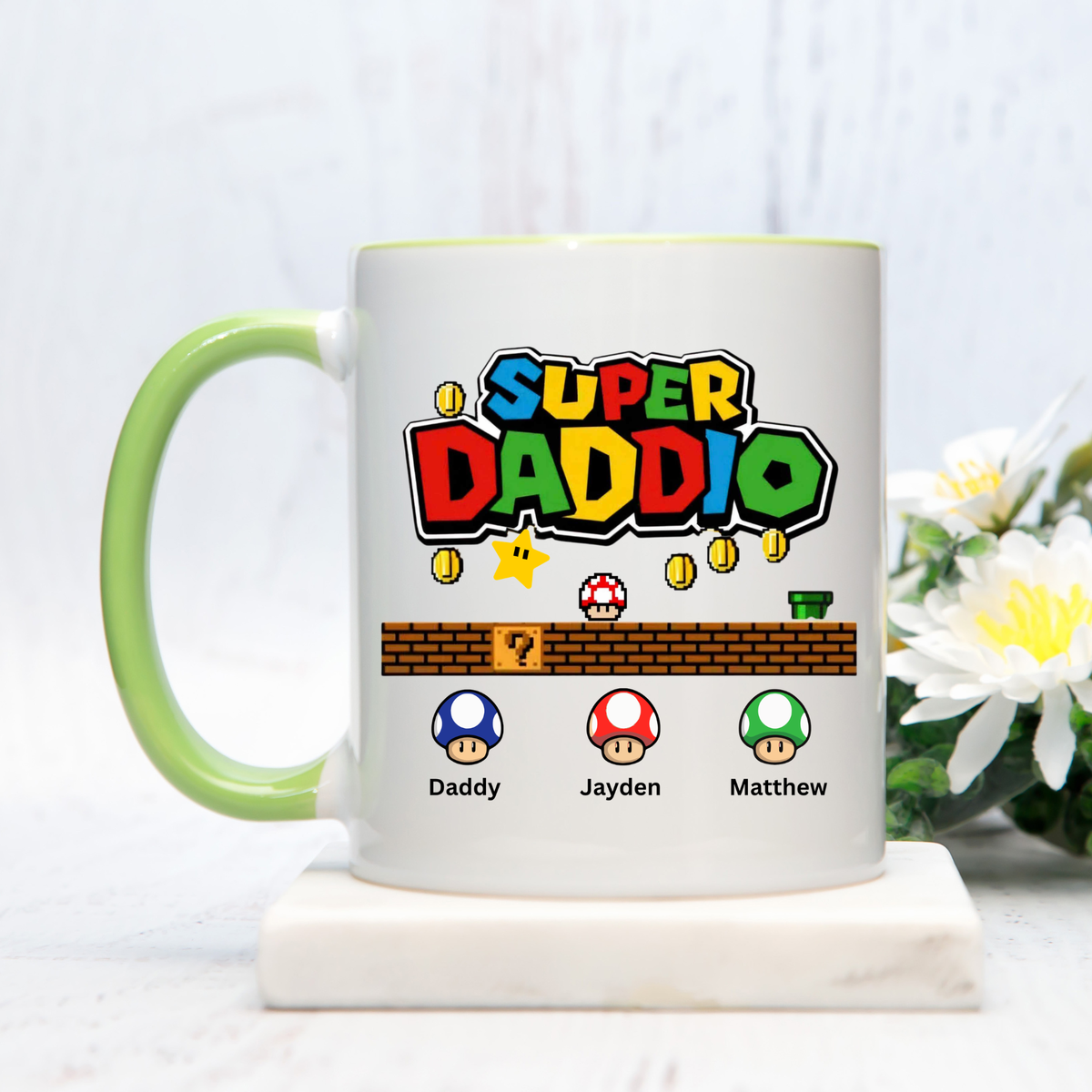 Super Daddio Mug Gamer Dad Mug