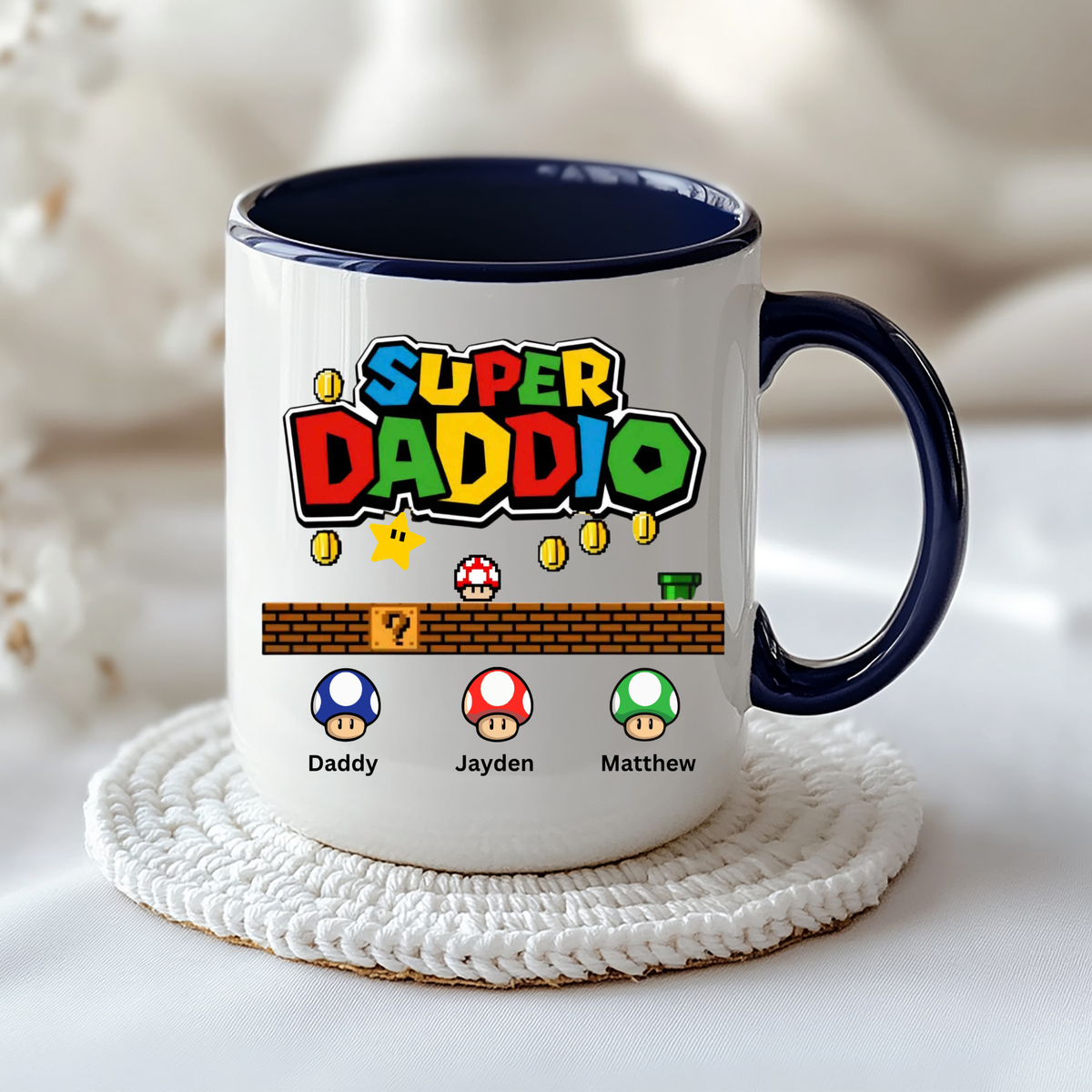 Super Daddio Mug Gamer Dad Mug