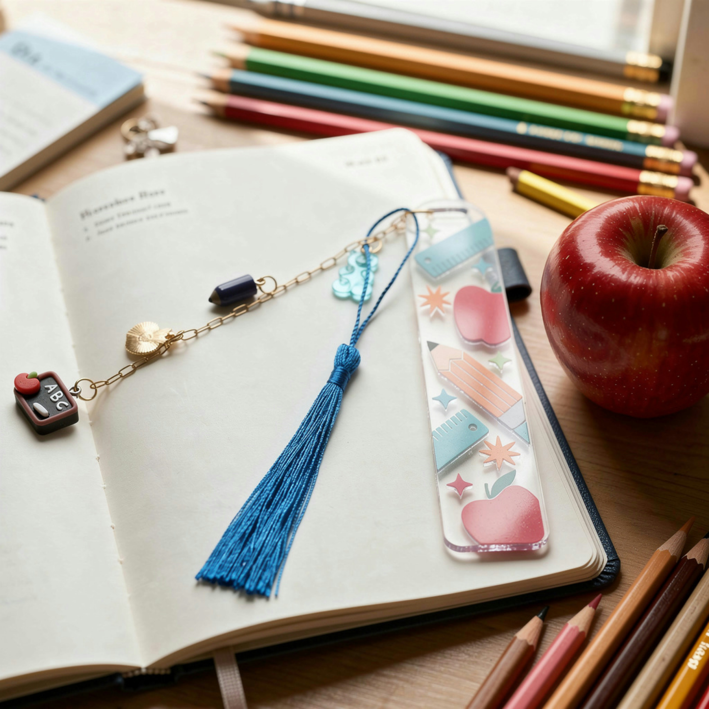 Teacher Bookmark. School Teacher Bookmark. Teacher Appreciation Bookmark. Teacher Gift Bookmark. Back to School Bookmark