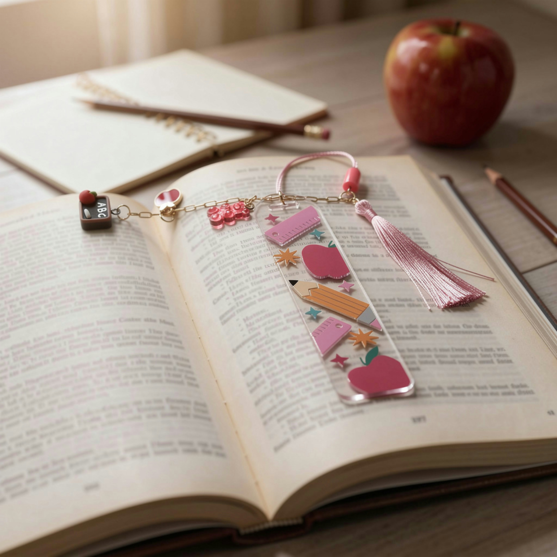 Teacher Bookmark. School Teacher Bookmark. Teacher Appreciation Bookmark. Teacher Gift Bookmark. Back to School Bookmark