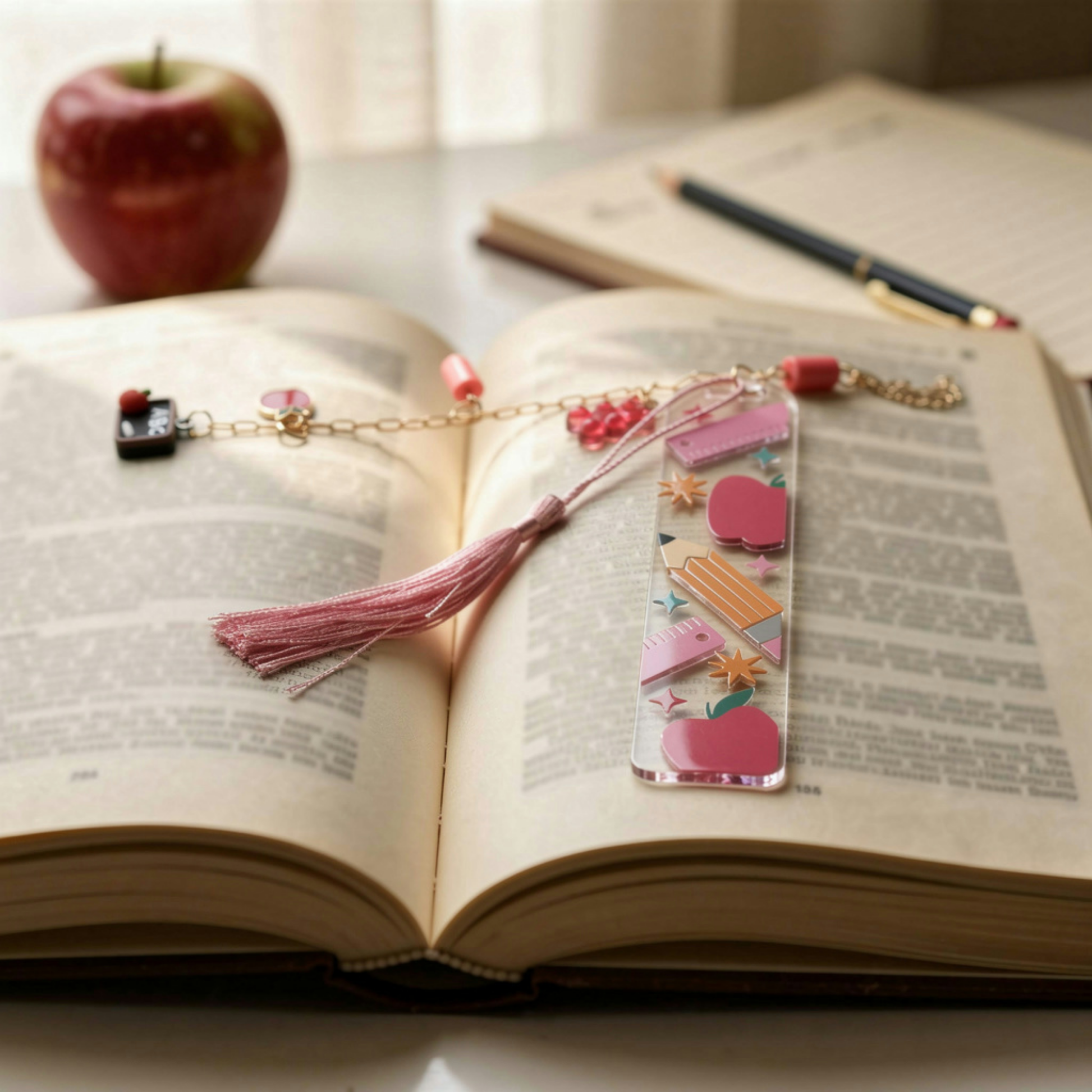 Teacher Bookmark. School Teacher Bookmark. Teacher Appreciation Bookmark. Teacher Gift Bookmark. Back to School Bookmark