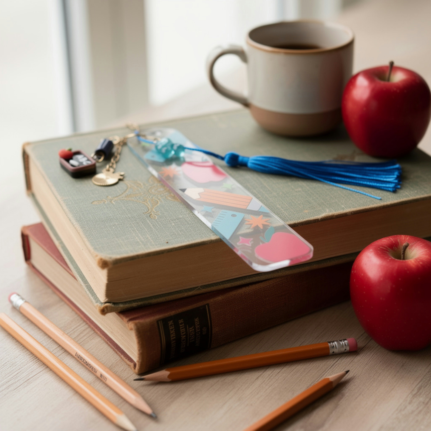 Teacher Bookmark. School Teacher Bookmark. Teacher Appreciation Bookmark. Teacher Gift Bookmark. Back to School Bookmark