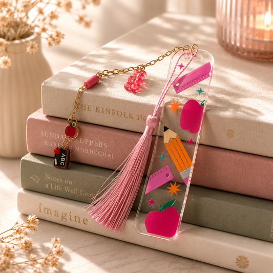 Teacher Bookmark. School Teacher Bookmark. Teacher Appreciation Bookmark. Teacher Gift Bookmark. Back to School Bookmark