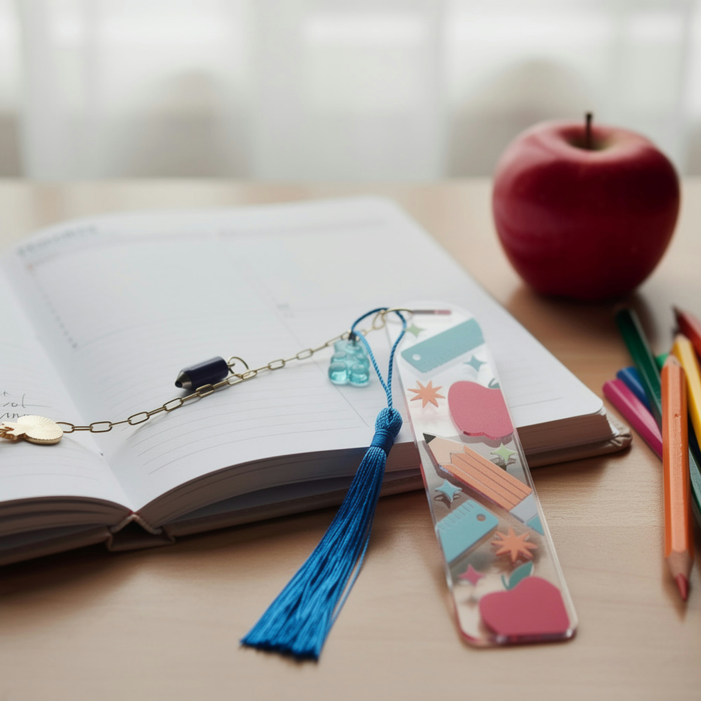 Teacher Bookmark. School Teacher Bookmark. Teacher Appreciation Bookmark. Teacher Gift Bookmark. Back to School Bookmark