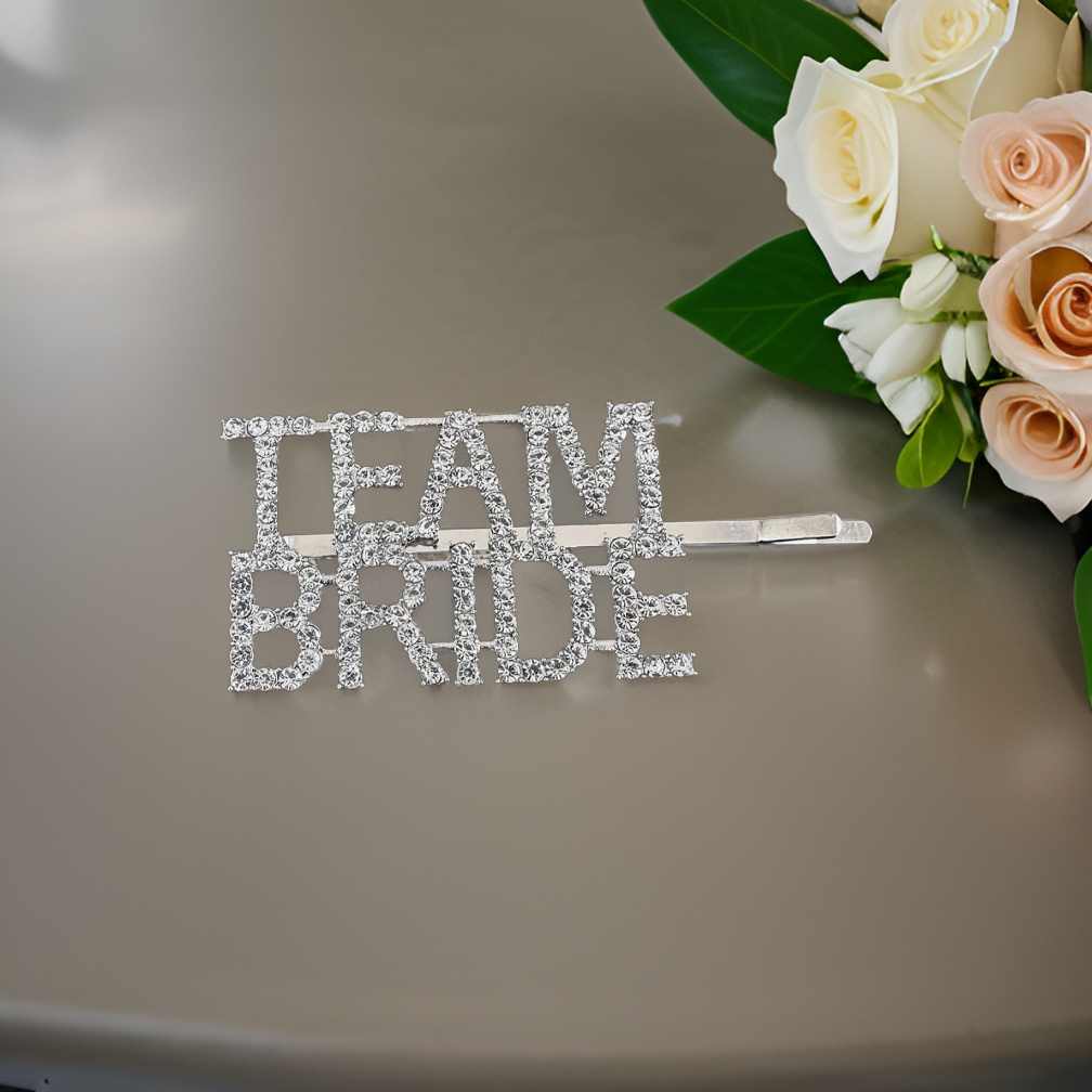 team bride hair clip