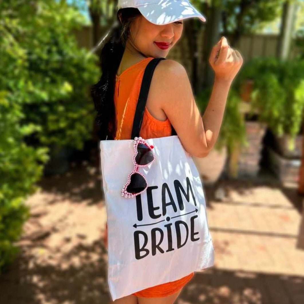 Team bride tote bag