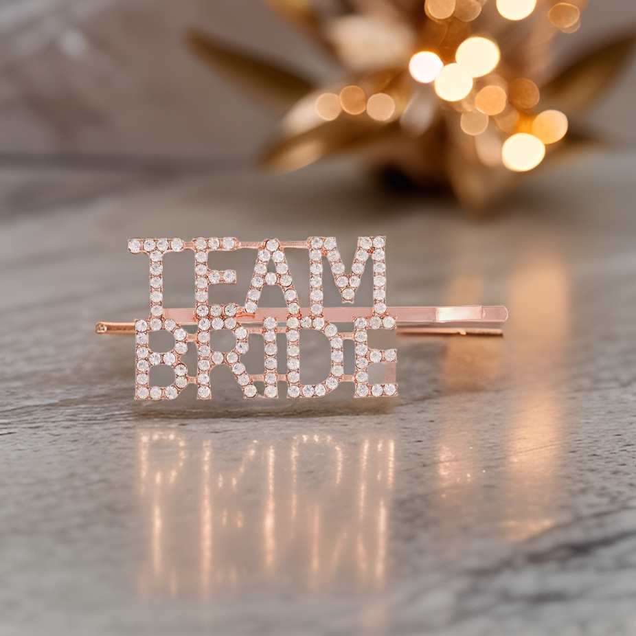 Team bride hair pin