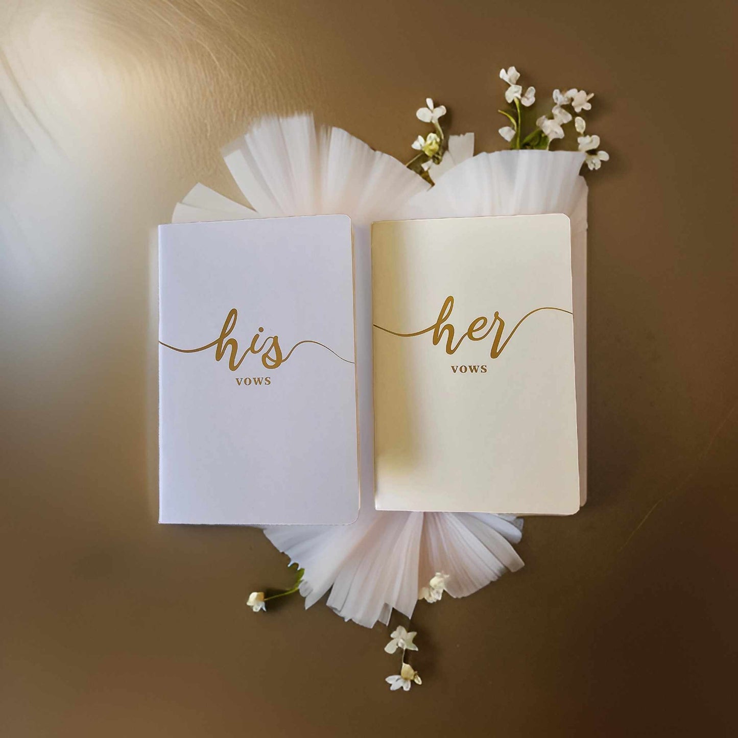 Vows book white