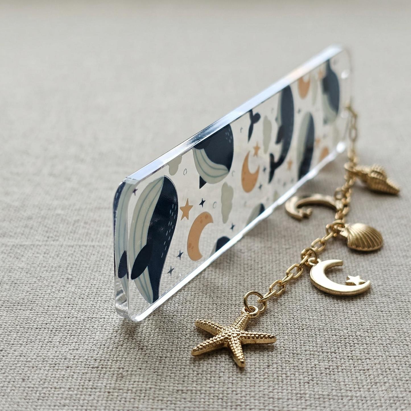 Ocean Whale Acrylic Bookmark