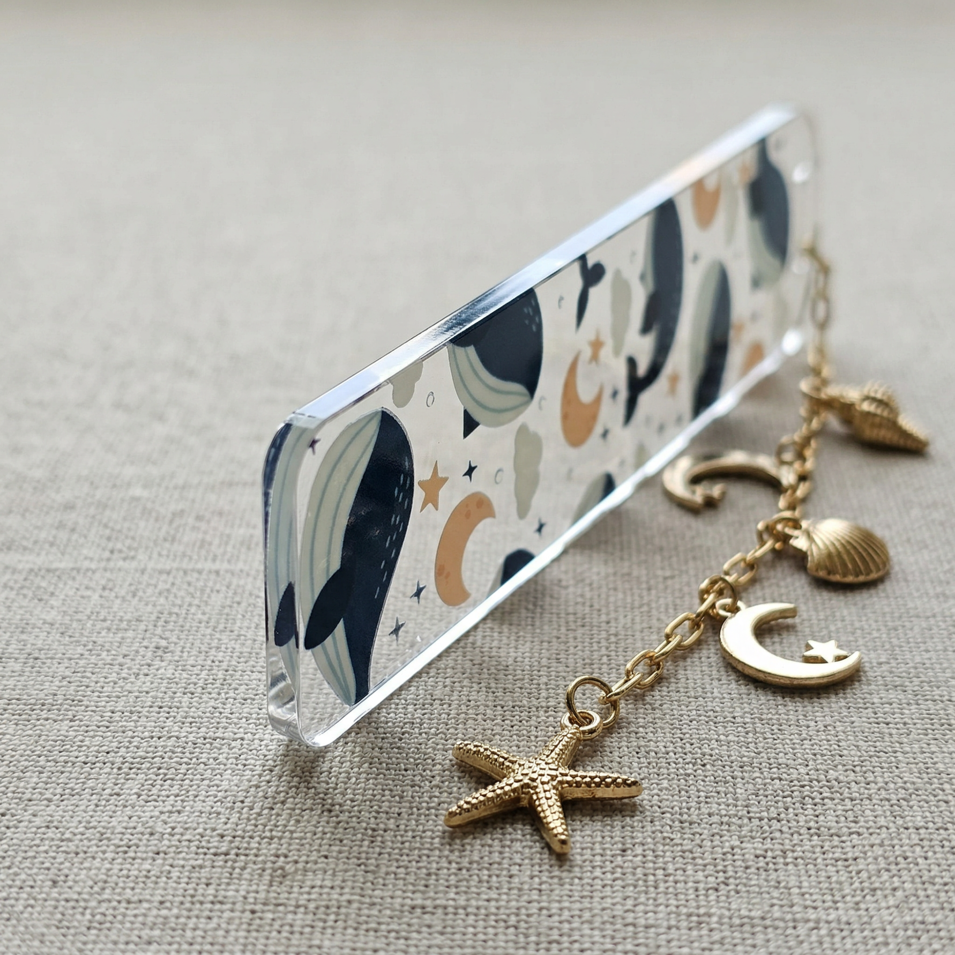 Ocean Whale Acrylic Bookmark