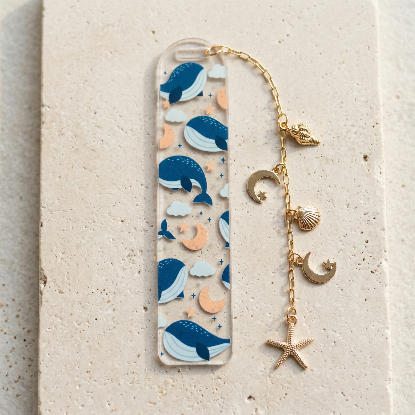 Ocean Whale Acrylic Bookmark