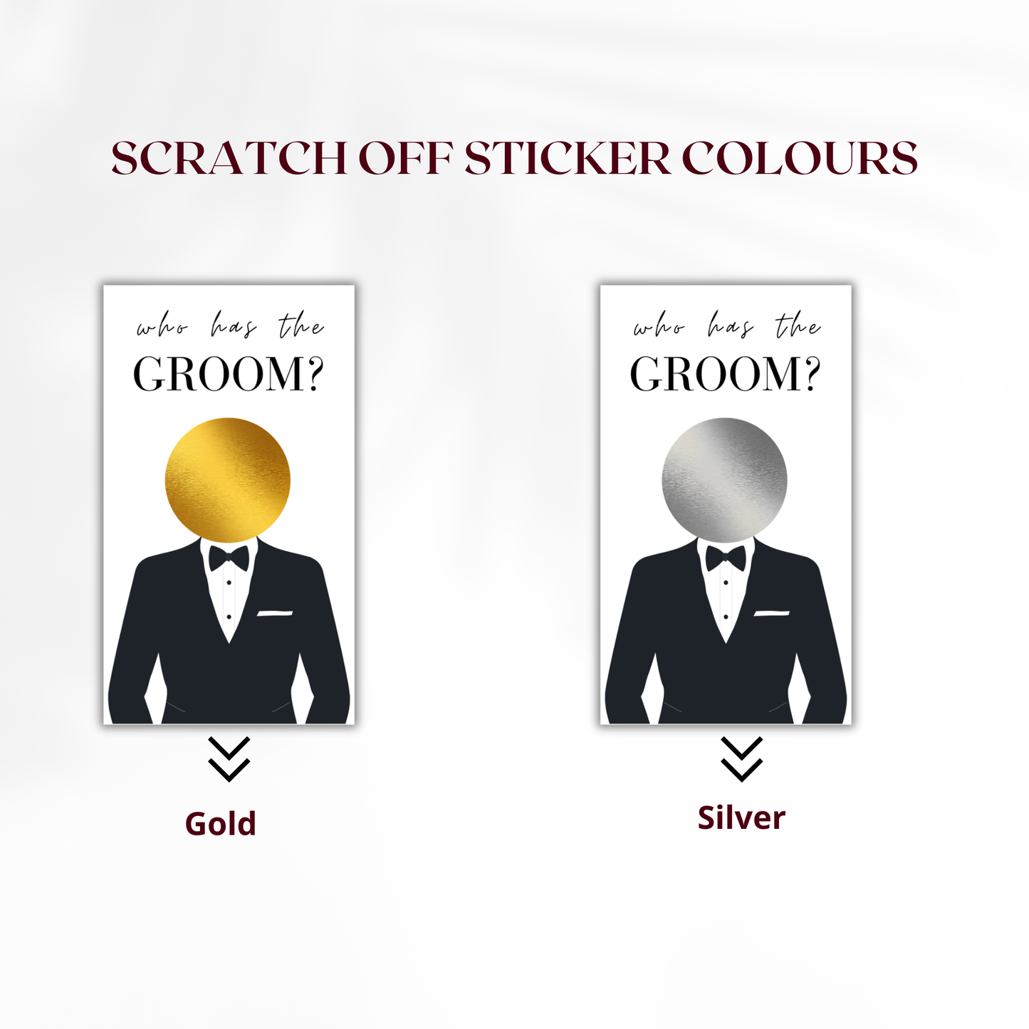 Who has the Groom Scratch off game Bridal Shower Games