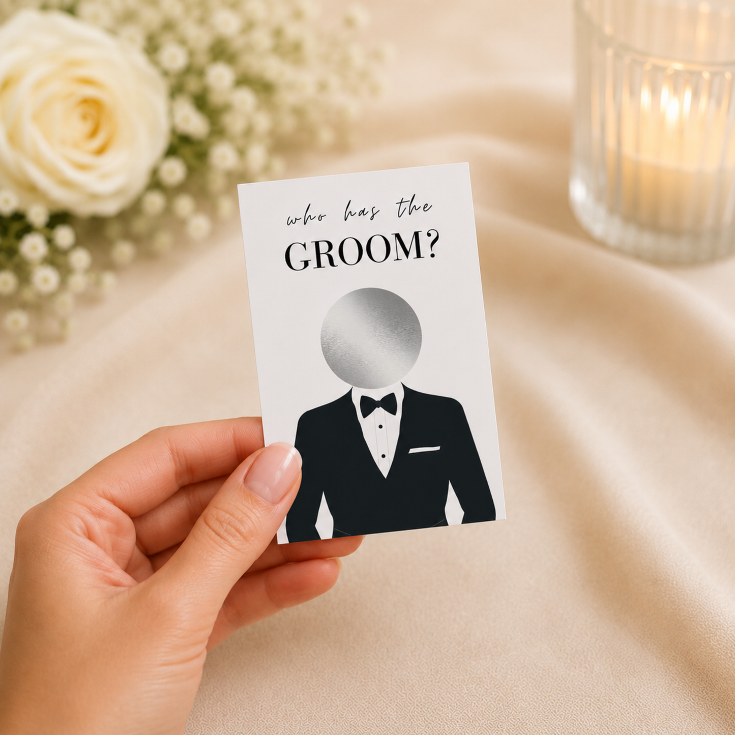 Who has the Groom Scratch off game Bridal Shower Games