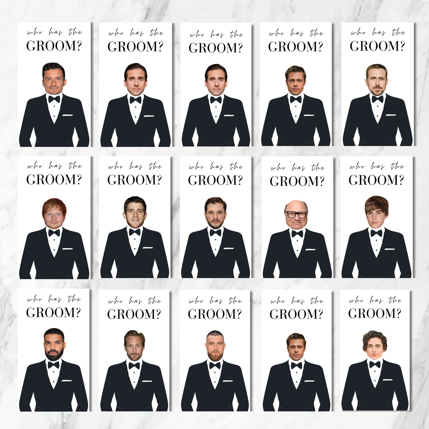 Who has the Groom Scratch off game Bridal Shower Games