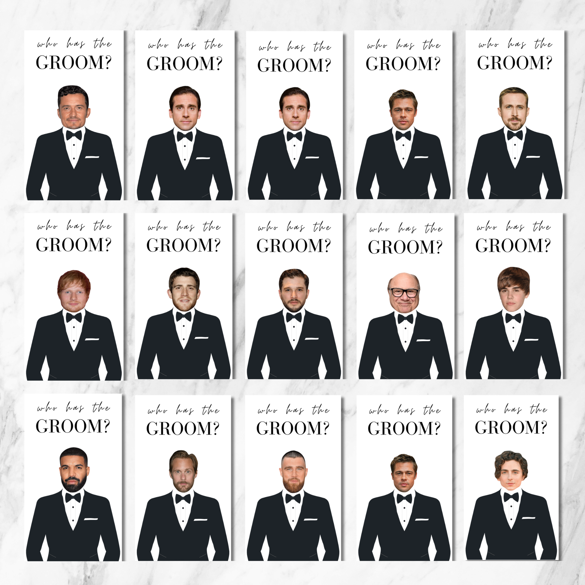 Who has the Groom Scratch off game Bridal Shower Games
