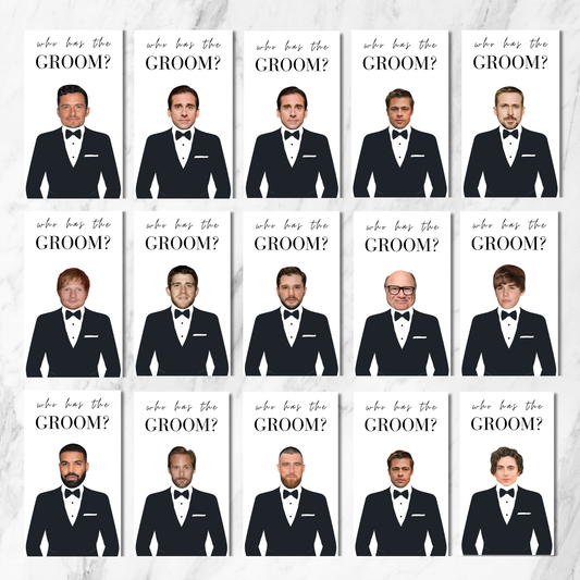Who has the Groom Scratch off game Bridal Shower Games