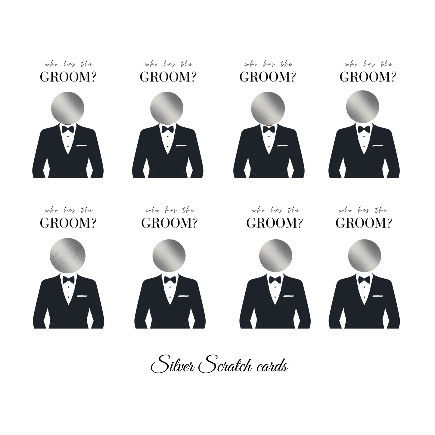 Who has the Groom Scratch off game Bridal Shower Games