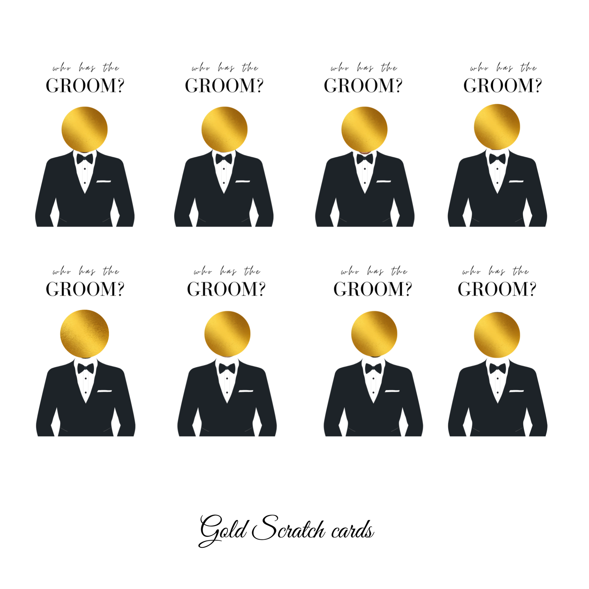 Who has the Groom Scratch off game Bridal Shower Games
