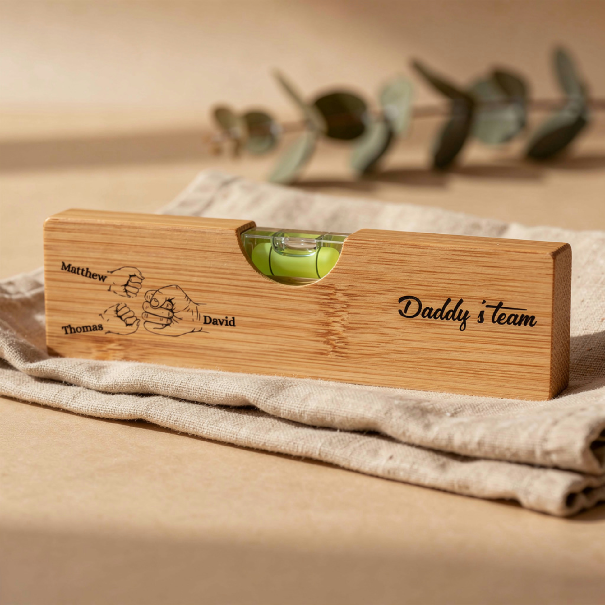 Personalised Spirit level bottle opener Level tool for Dad Tool box gift for dad Custom Level bottle opener for Dad