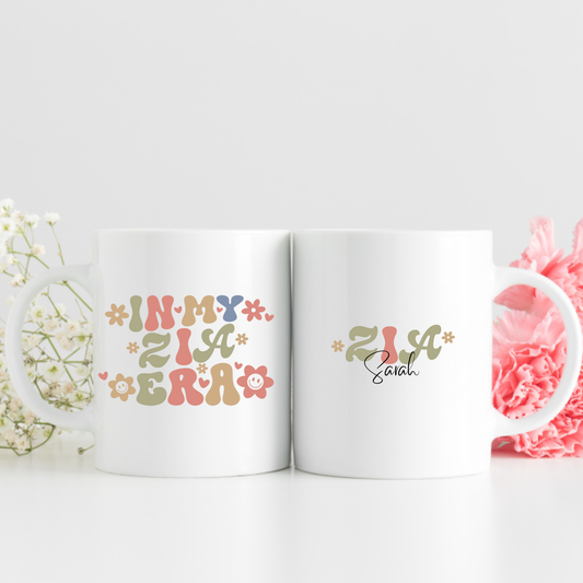 In my Zia Era Mug. Zia Gift. Zia Mug. Gifts Zia. Zia Mugs. Zia Gift Ideas. Zia baby reveal gift. Zia baby reveal mug