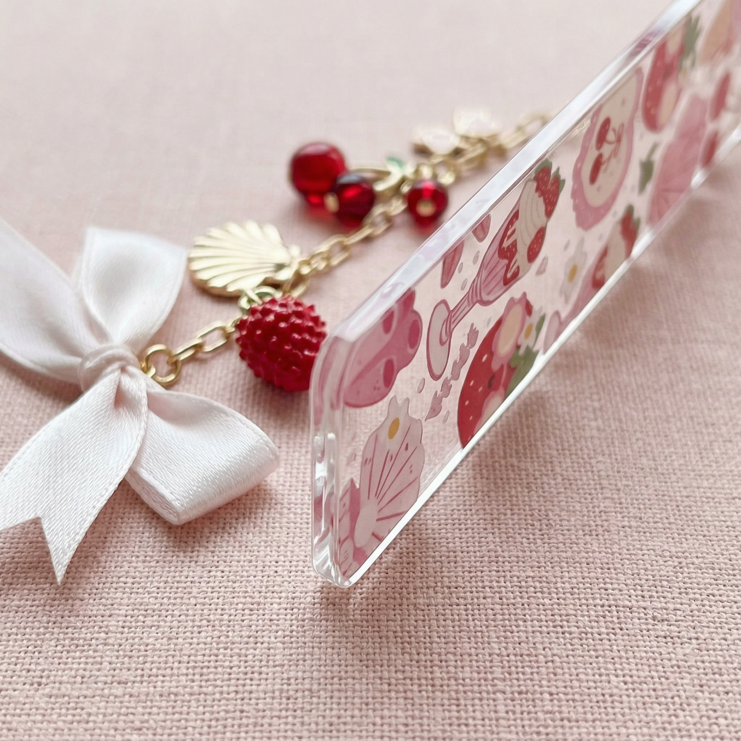 Strawberry Dessert Bookmark