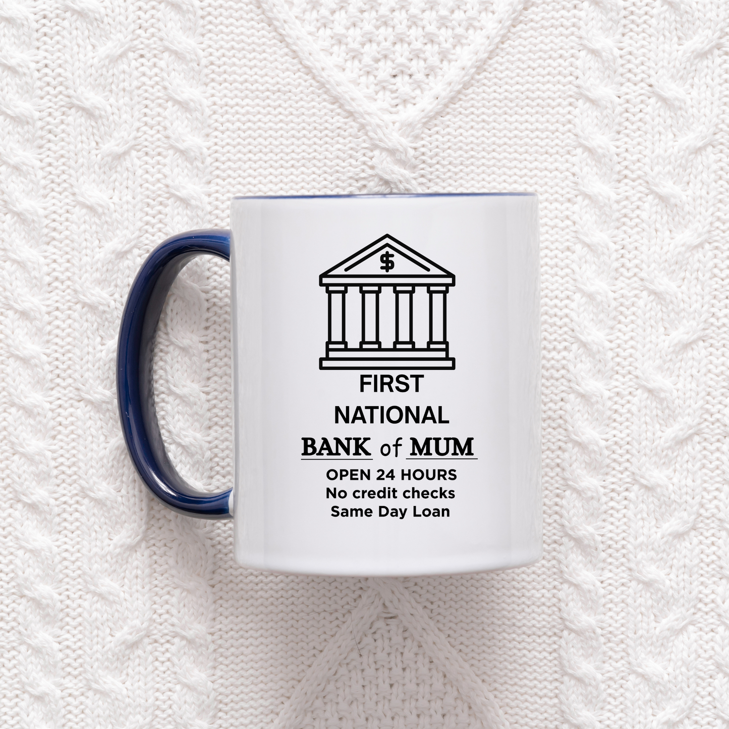 Bank of Mum Mug Funny Mugs for Mum Funny Gift for Mum from the kids