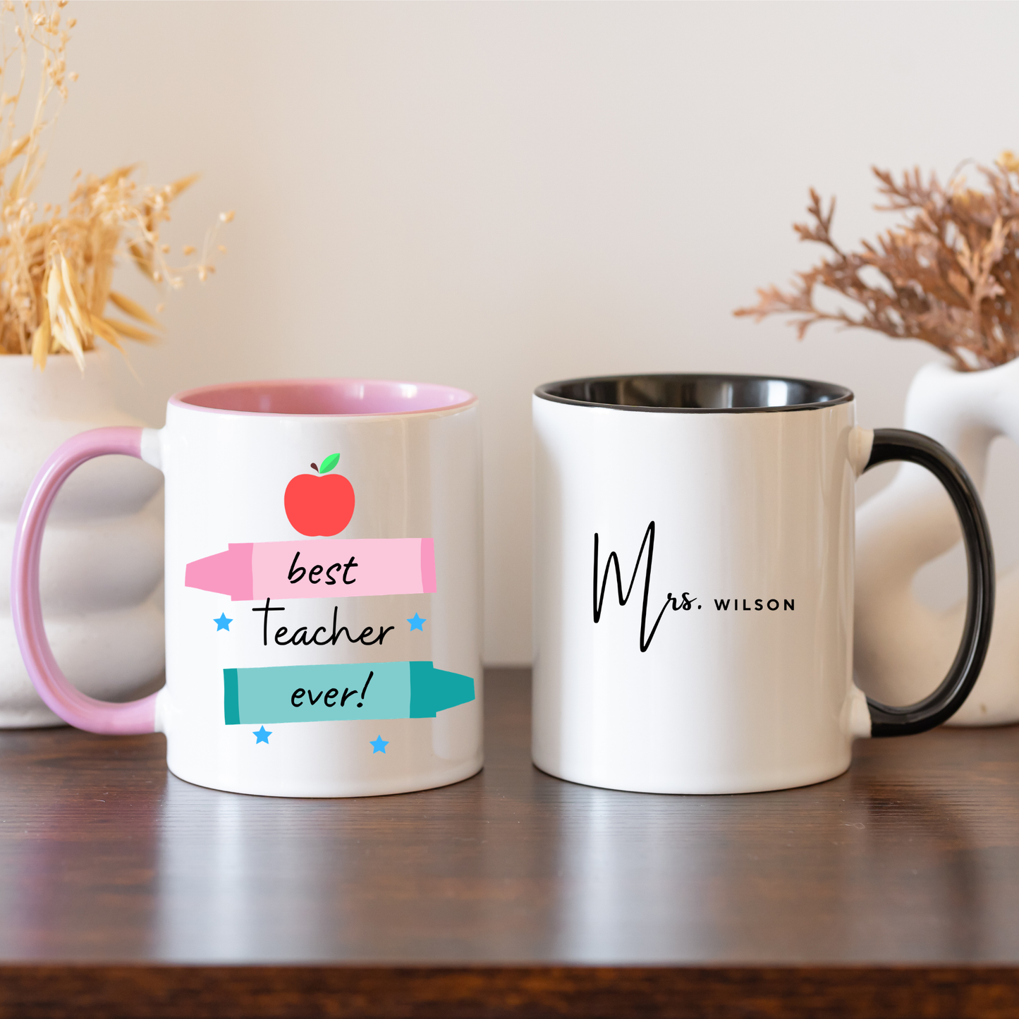 Personalised Best Teacher Ever Mug. Teacher Mug. Teacher Gifts. Teacher Appreciation Mug. Custom Mug Best Teacher Ever personalised Mug